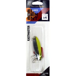 Блешня для риболовлі, коливна, ZEOX Kastmaster, вага 14г, колір Silver-Gold